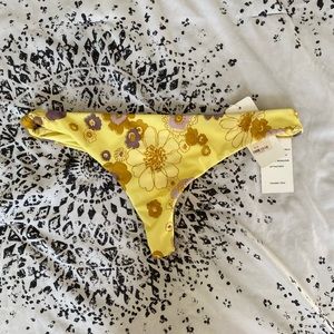 For Love And Lemons 🍋 retro yellow bikini bottom
